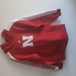 Adidas Nebraska Cornhuskers Hoodie Size Medium